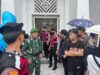 Polres Gowa Amankan Pemberangkatan Jamaah Haji Kloter 9 Dari Masjid Agung Syekh Yusuf
